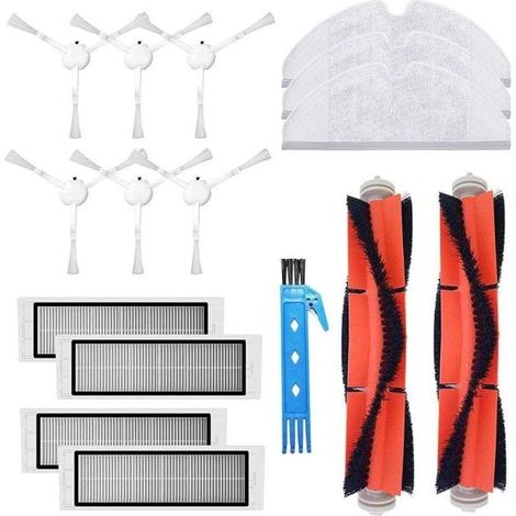 Kit accessoires pour Xiaomi XM200022 Robot 25012 Robot aspirateur 1C Robot pièces 2 Principal Brosse 4 Brosse latérale 6 Filtre HE (1/5)