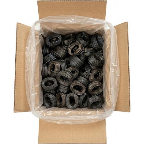 Drahtmäuse Bindendraht Eisendraht 20kg 1,4mm schwarz geglüht Baustahl (1/4)