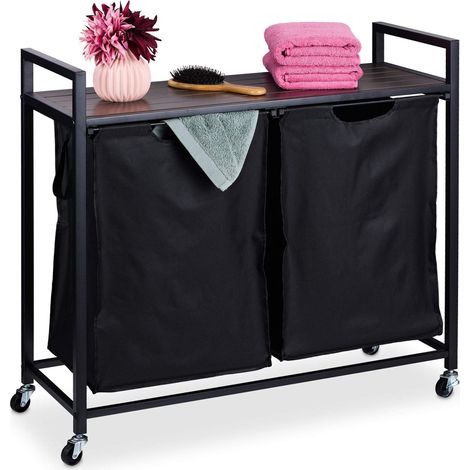 Cesta para ropa sucia con estante