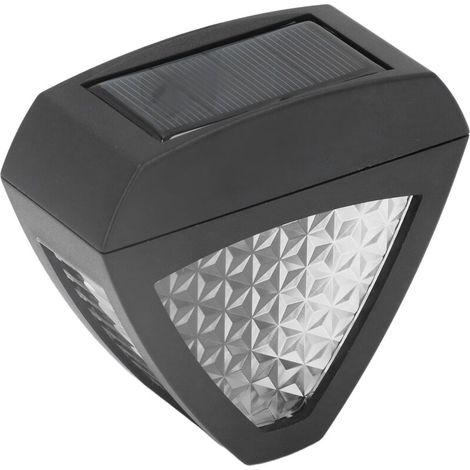 Lampada da parete solare a LED, luce calda e soffusa, lunga durata della batteria, grado di protezione IP44, ideale per casa, cortile, prato e giardino. (1/4)