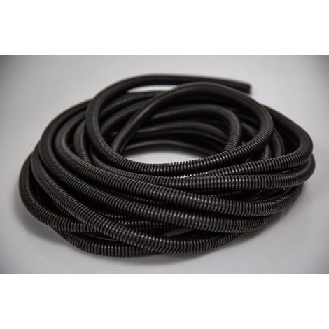 Rs Pro – Conduit flexible fendu en plastique 10.7mm – Longueur 10m – Pour installations électriques en espaces confinés – Normes CE