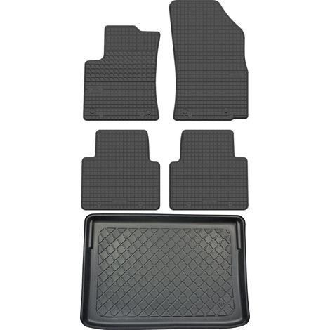 Set di tappetini in gomma per auto e tappetino per bagagliaio per Citroen C3 Aircross II Crossover da novembre 2017 (1/5)
