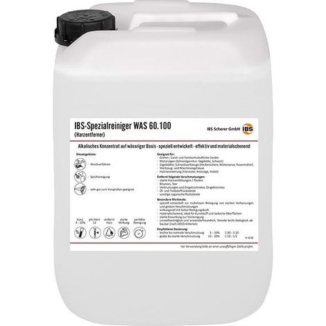 Limpiador especial IBS WAS 60.100 20L (removedor de resina)