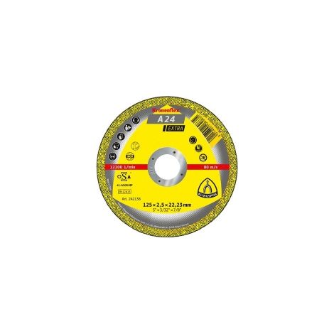 Disco de corte Klingspor a 24 extra 125 mm 25 unidades