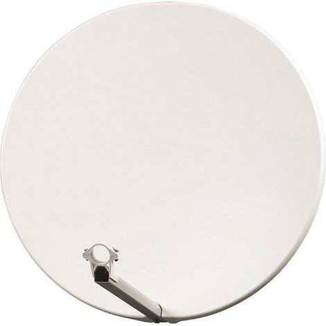 Parabole fibre 75cm blanche avec lnb Servimat KFIB75