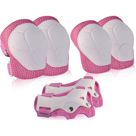 Knieschoner für Outdoor-Sportarten für Kinder von 2 bis 6 Jahren – Größe S – Rosa (1/5)