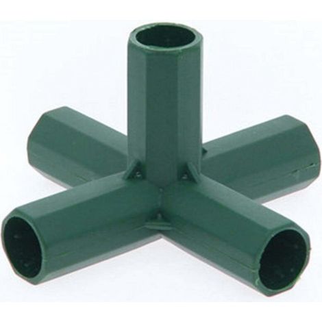 10 Pièces 16mm Raccord en PVC 5 Types Support Stable Connecteur De Construction De Cadre De Serre Robuste (1/4)