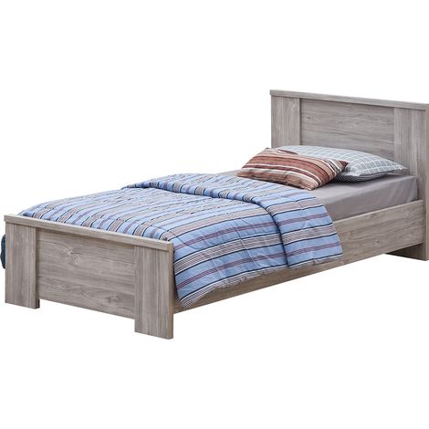 Lit enfant contemporain chêne gris Oliviera (1/5)