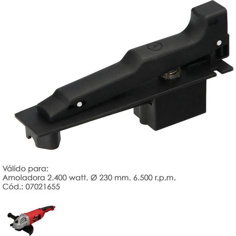 Interruptor Para Amoladora 2.400 Watt. Ø 230 mm. Codigo 07021655 (1/5)