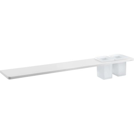 Sapho Abeline - Mensola con bicchieri, 80 cm, nero opaco AE802-0101-01 (1/3)