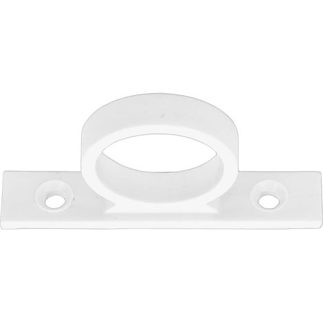 Anneau de Guidage de Tuyau de Douche Blanc pour Camping-car, 2,68 X 0,51 X 1,41 Pouces, avec Vis de Montage pour Camping-car, Bateau, Marine, Sécurise le Tuyau de Douche Standard à une Hauteur (1/5)