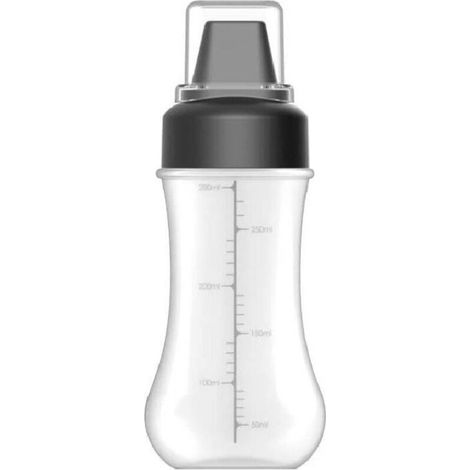 Bouteille À Sauce - 350 Ml - En Plastique PP PE PC - Étanche - À Cinq Trous - Pour Cuisine - Lot De 4 (1/4)