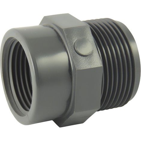 Réduction Male / femelle en PVC - Ø A: 2'' | Ø B: 1''1/4