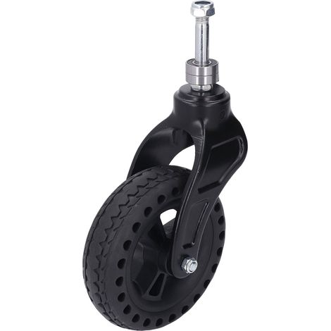 Roue avant de rechange 6 pouces en caoutchouc TPE antidérapant pour chariot, charge maximale 75 kg (1/5)