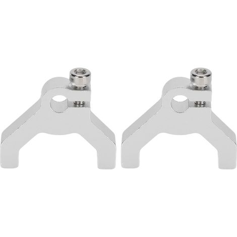 2 pièces Support de Fixation à Double Montant en Aluminium pour Tubes, Serrage Unilatéral, Idéal pour Projets Robotiques DIY (1/5)