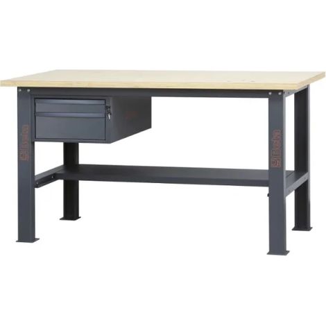 Beta C58BC-W1,6 2C/A Banco da lavoro piano 1,6 m in legno e 2 cassetti (1/3)