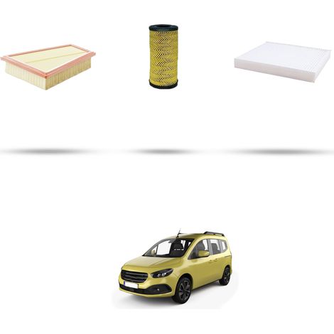 Kit tagliando 3 filtri compatibile con Mercedes Classe T (W420) 160 CDI 70kw Dal 2021 (1/5)