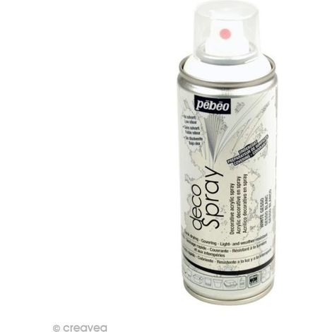Préparateur de surfaces - PEBEO - DecoSpray - Gesso blanc - 200 ml (1/3)