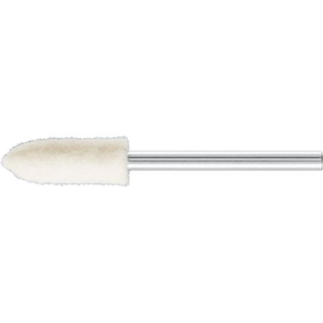 PFERD TOOLS mittelharte Filzpolierstifte Spitzkegelform Ø 6x18 mm Schaft-Ø 3 mm 10 Stk