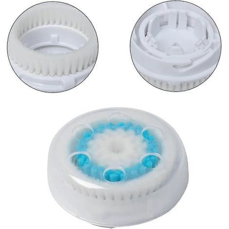 Lot de 5 têtes de brosse de rechange pour Clarisonic Mia et Mia 2 Pro Plus - Brosse nettoyante visage pour le soin des pores