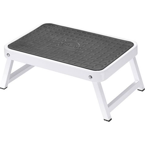Hailo – Marchepied pliant en acier pour enfant – Charge maximale 150 kg – Tapis antidérapant – Hauteur 4 cm replié – Utilisation quotidienne