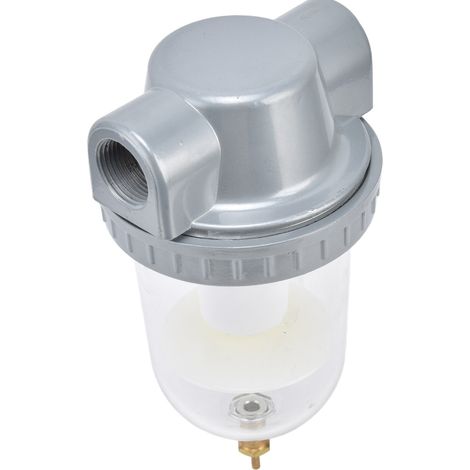 Wasser-Öl-Abscheiderfilter für Luftkompressoren, transparenter Becher, hohe Filtrationsgenauigkeit, 0,63 MPa, Modell QSL-20, G3/4-Anschluss (1/5)