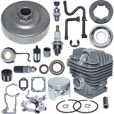 52mm Cylinder Piston Kit for Stihl 044 Ms440 Chainsaw Part, Cylinder Bore 52mm, Sprocket Rim with 3/8" Pitch, 1128 020 1227, 1128 007 1000, 1128 007 1050, 1128 64 0 320 5 US (1/5)