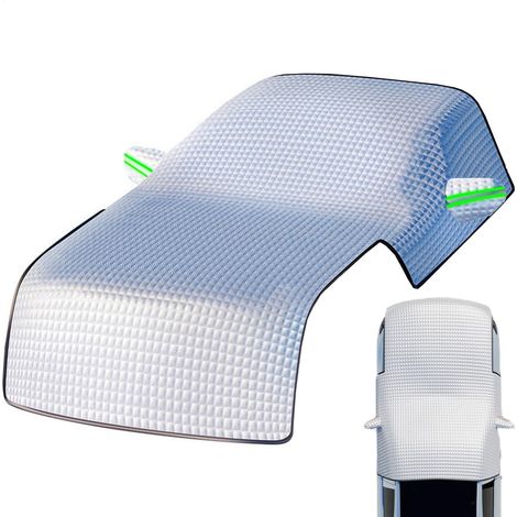 Housse de protection pour neige de voiture, protecteur de fenêtre de voiture étendu, protection de capot pare-brise pour toute la saison, chiffon de voiture portable, pare-soleil pour fenêtre de (1/5)