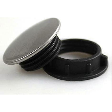 Cache-trou de robinet d'évier - Cache-trou de robinet de cuisine antirouille en acier inoxydable - Plaque de recouvrement - Accessoires d'évier - Cache décoratif (1/4)