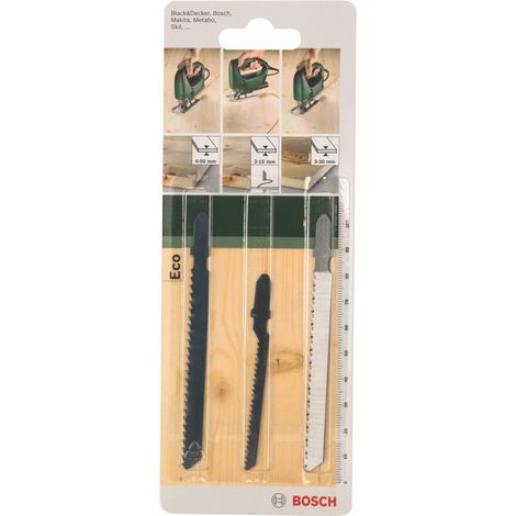 Bosch 2609256753 DIY - Lama per seghettoalternativo, Eco TE111C (1)/TE119BO (1)/TE 101B (1) 3 pezzi