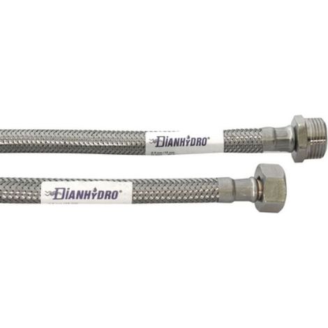 FLESSIBILE INOX MODELLO NORMALE  CM. 150 MF 1/2 x 1/2