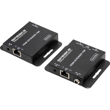 SpeaKa Professional SP-HDE-200 HDMI ™ HDMI Extender su cavo di rete RJ45 70 m (1/5)