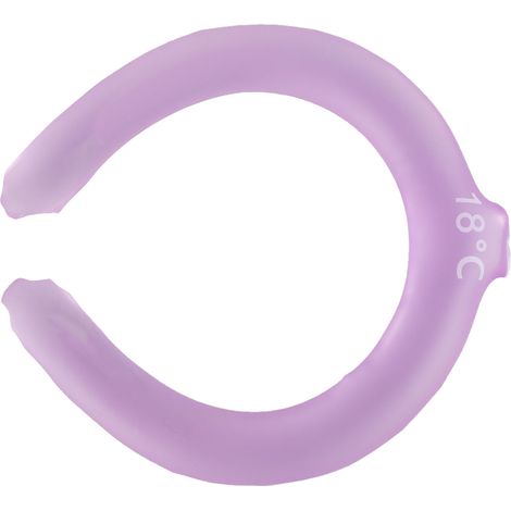 Tour de cou rafraîchissant et réutilisable pour l'été, violet, pour une dissipation optimale de la chaleur (1/5)
