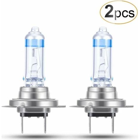 Set de 2 ampoules de voiture H7 100W 12V blanc frais 4000K 3000 lumens, accessoire automobile pratique (1/5)