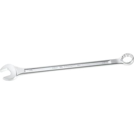 Facom – Clé mixte 50 mm – Longueur 732 mm – Double terminaison – Finition chrome – Pour espaces confinés