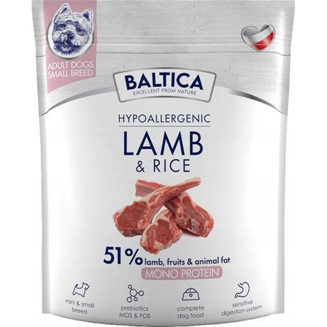 AGNELLO E RISO BALTICA ADULTO S 1kg PER RAZZE DI PICCOLA TAGLIA