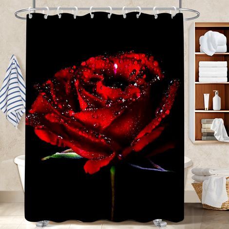 Rideau de bain en polyester 180x180 pratique voile de douche pour salon de coiffure (1/5)