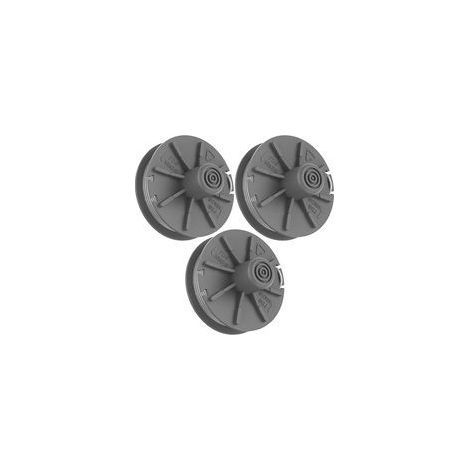 Bobine de Fil pour Coupe-Bordure, Lot de 3 Recharges Turbo 6m, Compatible Taille-Herbe et Débroussailleuse, Accessoire Jardin (1/5)
