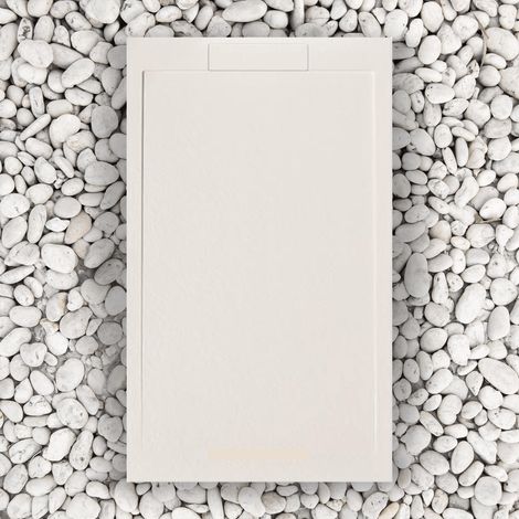 PIATTO DOCCIA 120x90 cm BEIGE  Vulcano Line SLIM In Resina e Polvere Di Marmo Con Griglia Laterale IN MARMORESINA - FRASCIO
