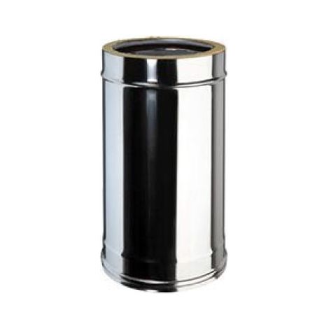 Tube isolé de 50 cm, acier inoxydable  180-230 mm