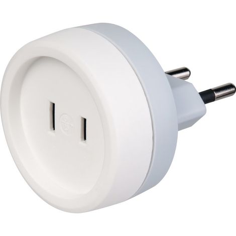 Legrand – Adaptateur de voyage 2P-6A standard US – Type de connexion US – Pour appareils électroniques – Compatible avec prises américaines