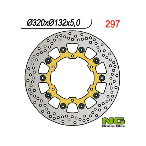 Disco de freno delantero Yamaha 320 mm FJR1300 MT-01 V-MAX 1700 '03-'16