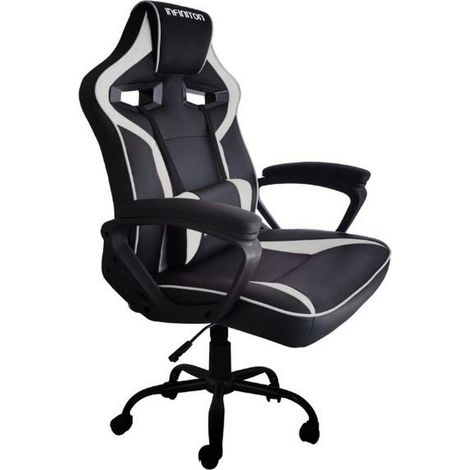 SILLA GAMER INFINITON GSEAT-TS SILVER (1/4)