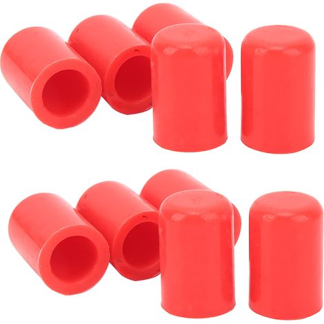 Kit de 10 capuchons de tuyau d'admission d'air automobile, diamètre intérieur 16 mm, rouges (1/5)