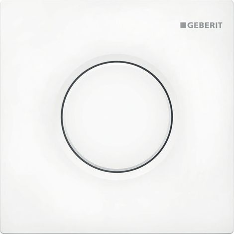 Geberit - Commande pneumatique de la chasse d’eau d’urinoir Type 01, blanc alpin 116.011.11.5 (1/8)