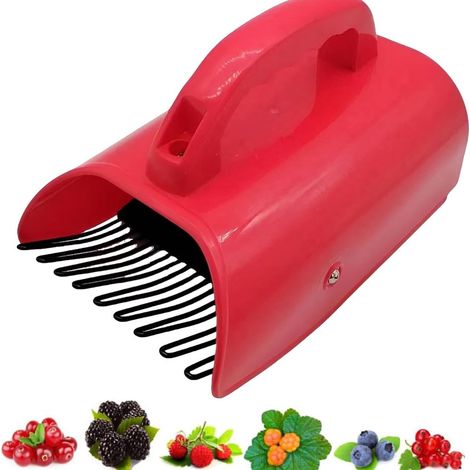 Cueilleur de Myrtilles avec Poignée Ergonomique, Outil de Récolte Magique pour Baies et Fruits Rouges, Accessoire de Jardinage Efficace et Rapide (1/2)