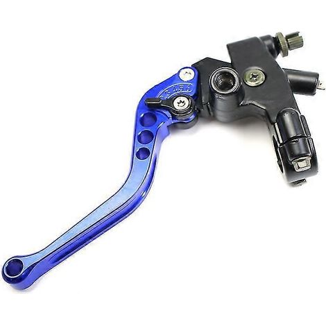 Levier de maître-cylindre d'embrayage 22 mm pour moto Honda CBR600 F4 2005, KX250F, Yamaha R6 2016, Kawasaki Vulcan 1500 (bleu, gauche) (1/5)