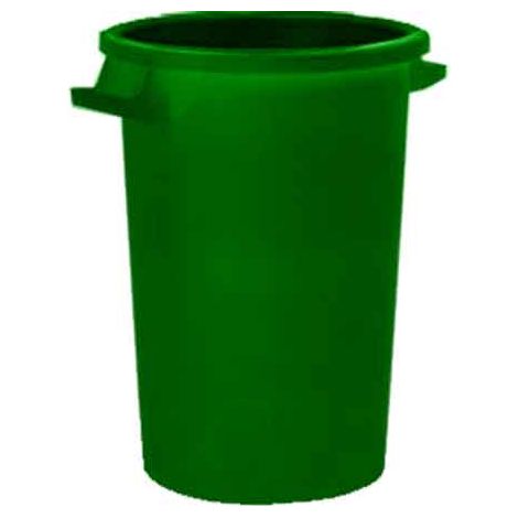 CUBO DE BASURA VERDE 50 lt - Ø 40x47,5h