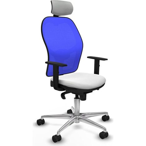 Piqueras y Crespo Jorquera Silla de oficina blanca ergonómica (1/3)