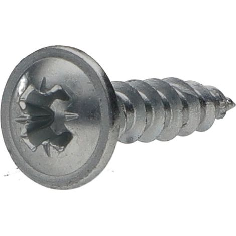 VBA Vis bois agglo Poelier Pozi N°2 4X25 Filetage total Diamètre de tête: 10 Acier zingué-1 pièce (1/4)